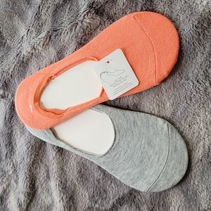 NWOT Two pair of liners/socks women's shoe size 7